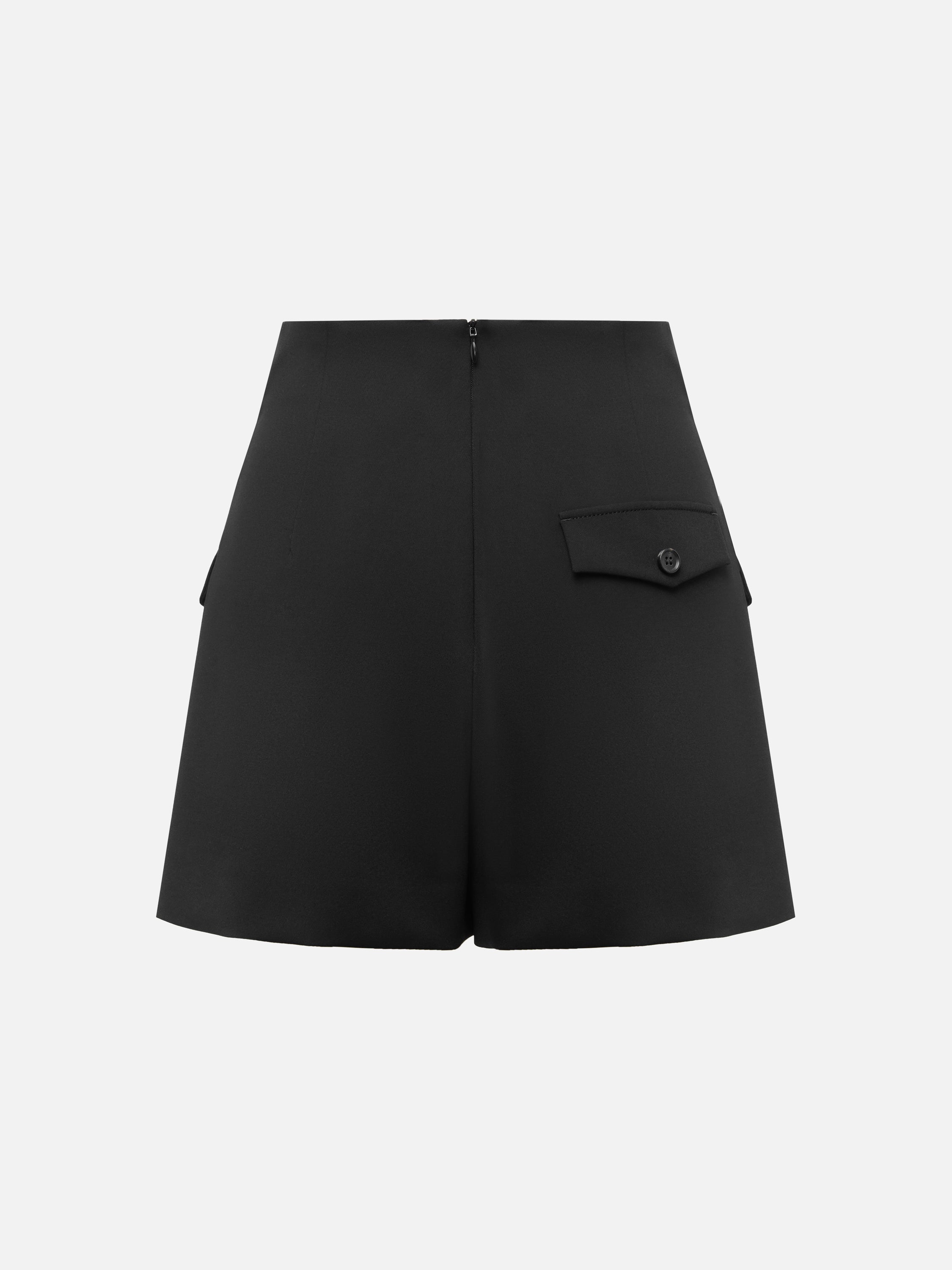 EP YAYING High-waisted Love Button Shorts