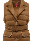 YAYING Cashmere Down-padded Gilet