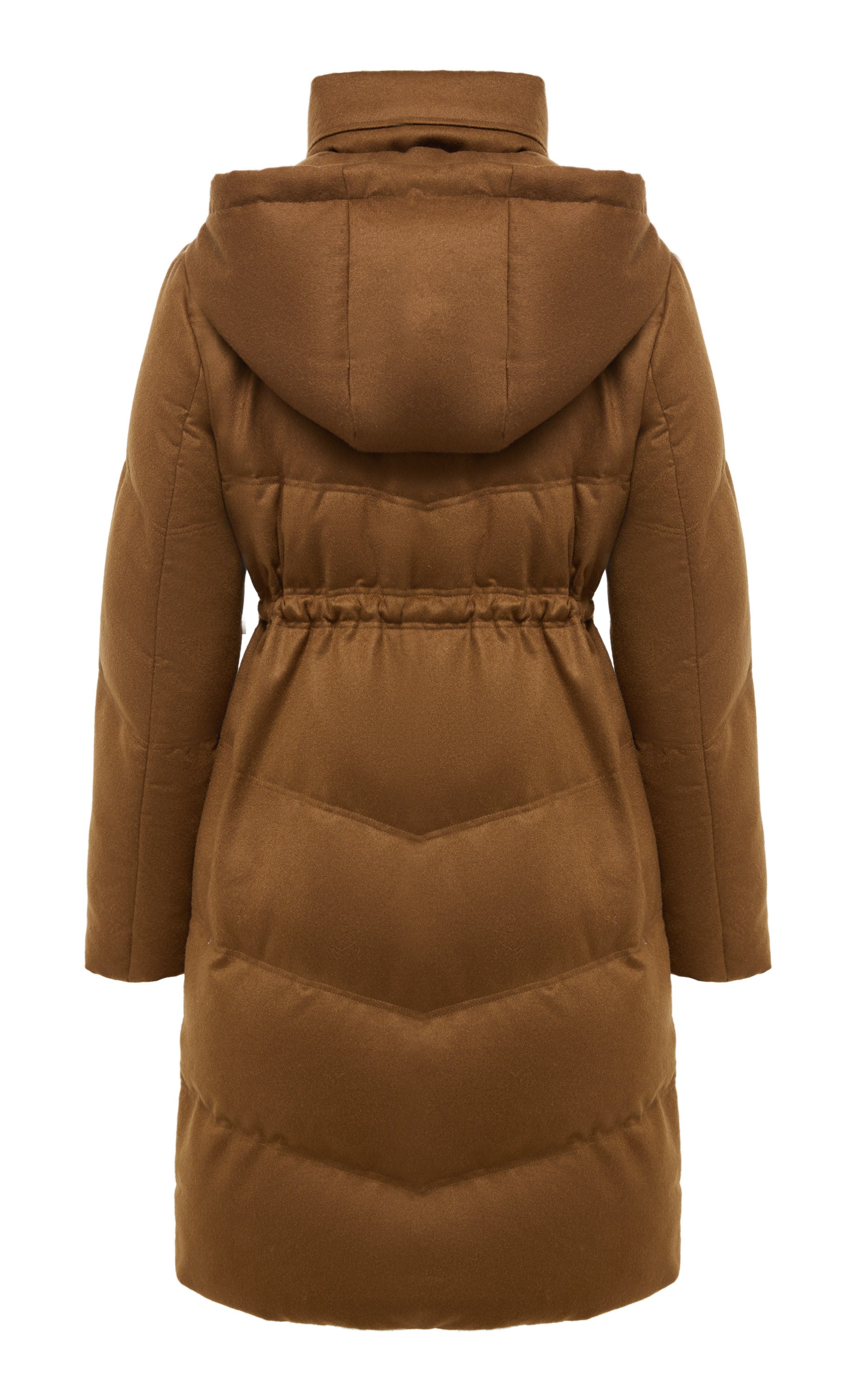 YAYING Long Cashmere Down Jacket