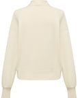 YAYING Peony Embroidered Cashmere Sweater Coat