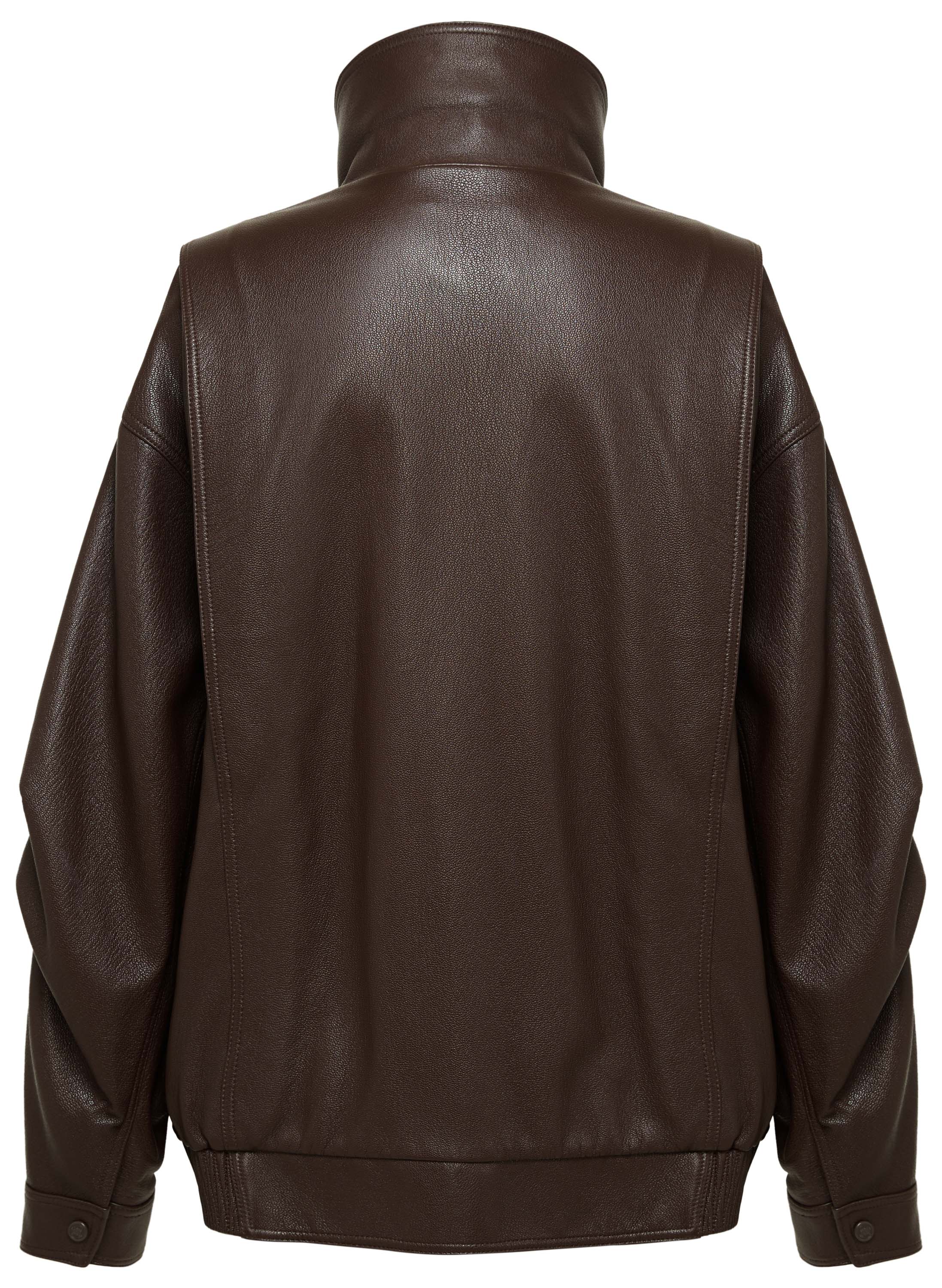YAYING Ageless Aviator Leather Jacket
