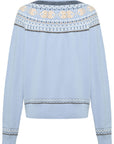 YAYING Ruyi Mountain Sea Jacquard Knit Cardigan