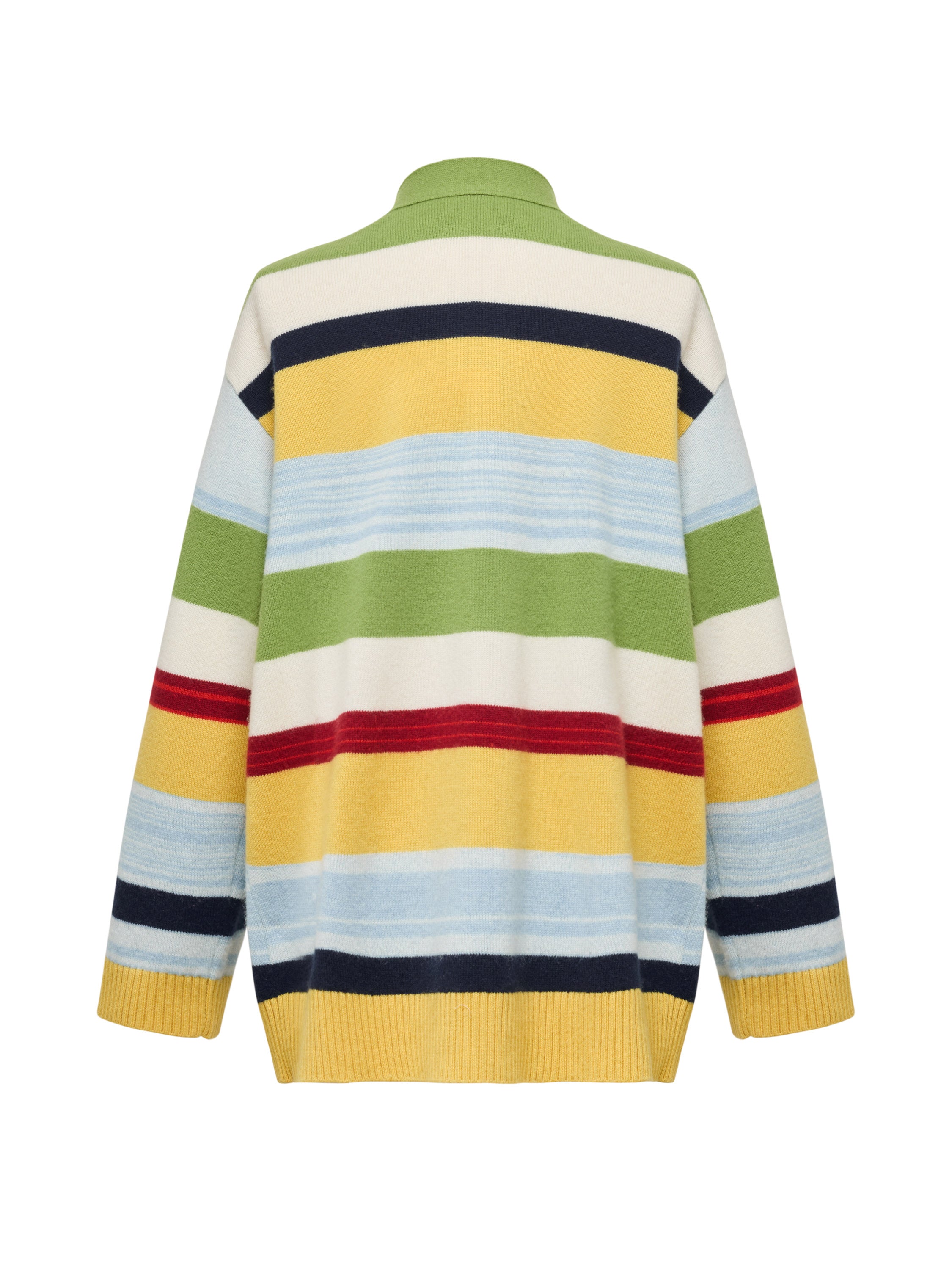 EP YAYING Cashmere blend V-neck long Cardigan Sweater