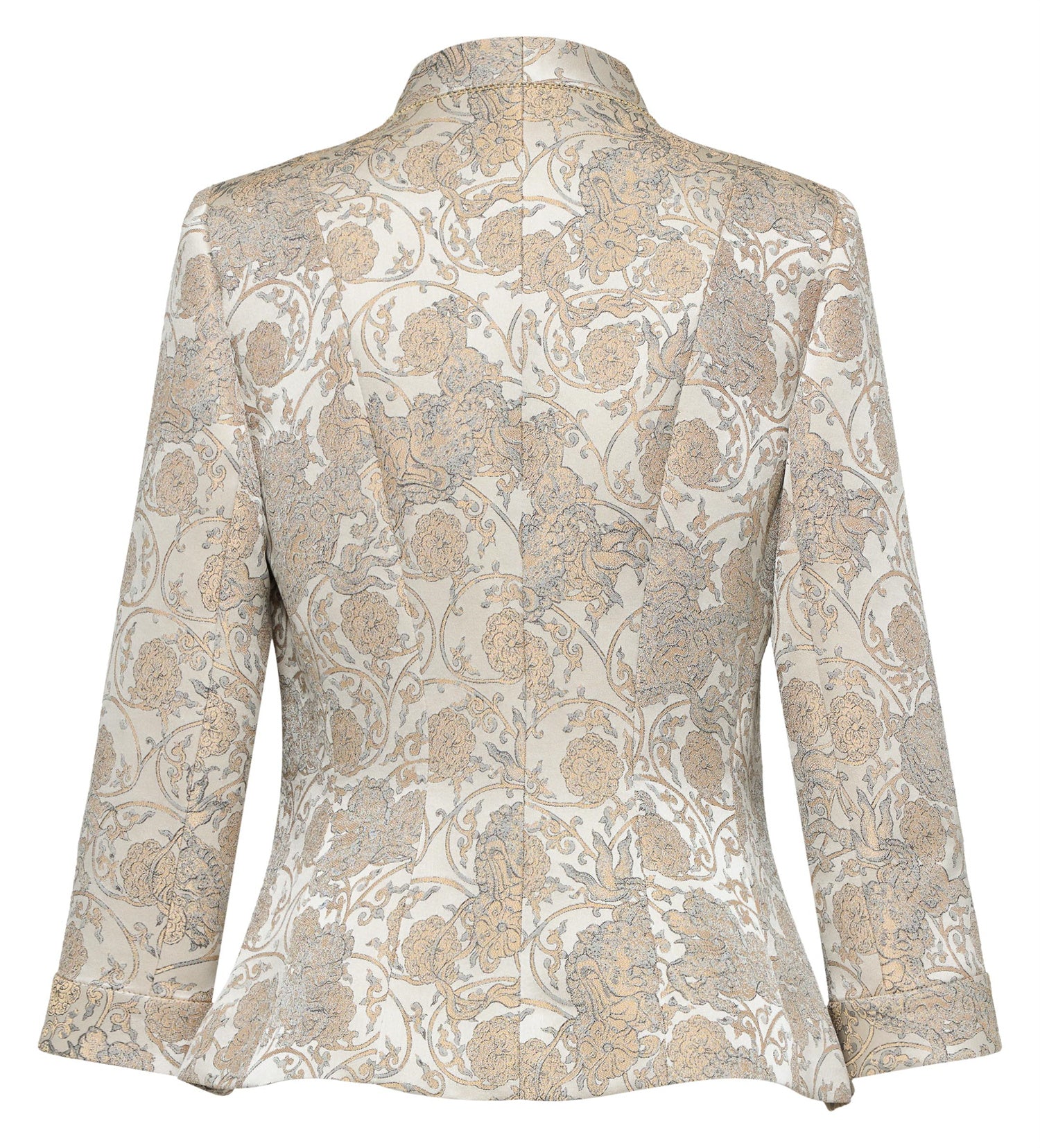 Yaying mulberry silk jacquard suit EPKPS1112BE