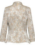Yaying mulberry silk jacquard suit EPKPS1112BE