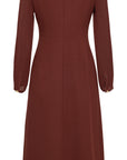 YAYING Wool waist cinching dress EPKPW4605BL