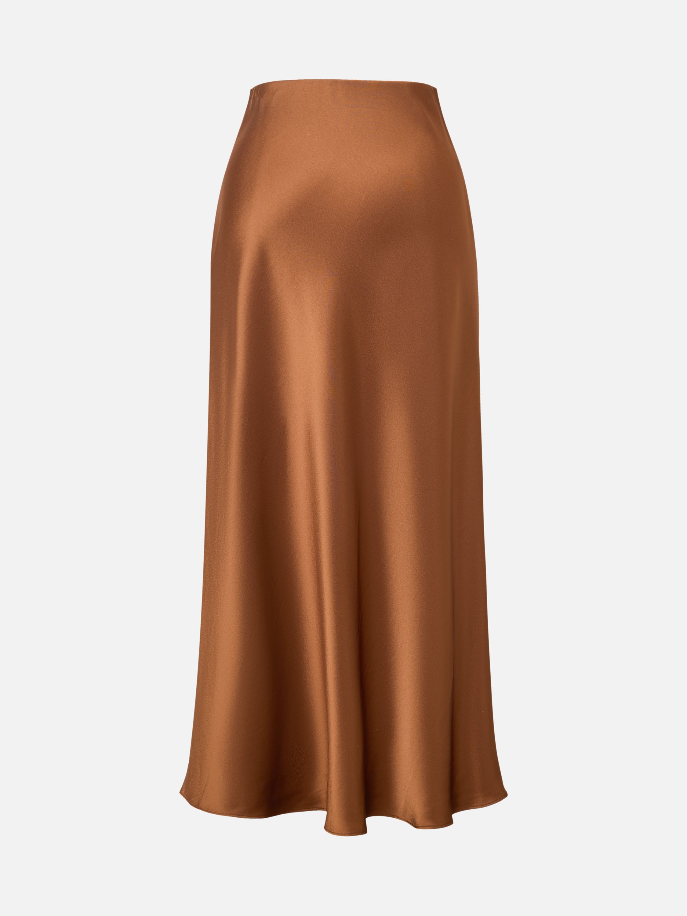 EP YAYING High-Waist Draped Tri-Acetate Skirt