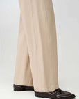 EP YAYING Cotton-Stretch Relaxed Straight-Leg Pants