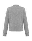 EP YAYING Wool Cashmere V-Neck Sequin Knit Cardigan Sweater
