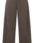 YAYING Wool Twill High-Waist Tapered Pants