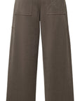 YAYING Wool Twill High-Waist Tapered Pants