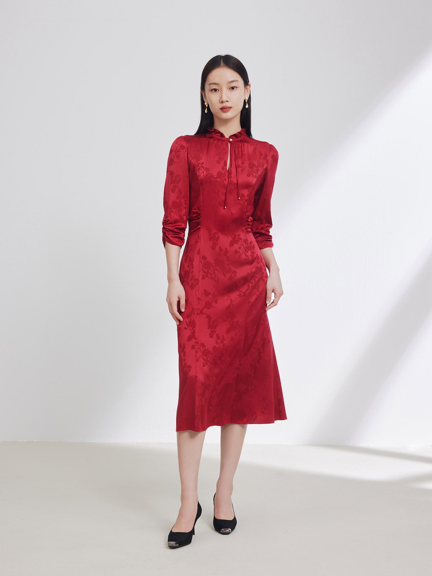EP YAYING Silk Dress