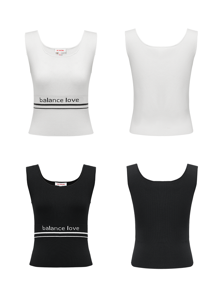 EP YAYING Sporty Knit Vest