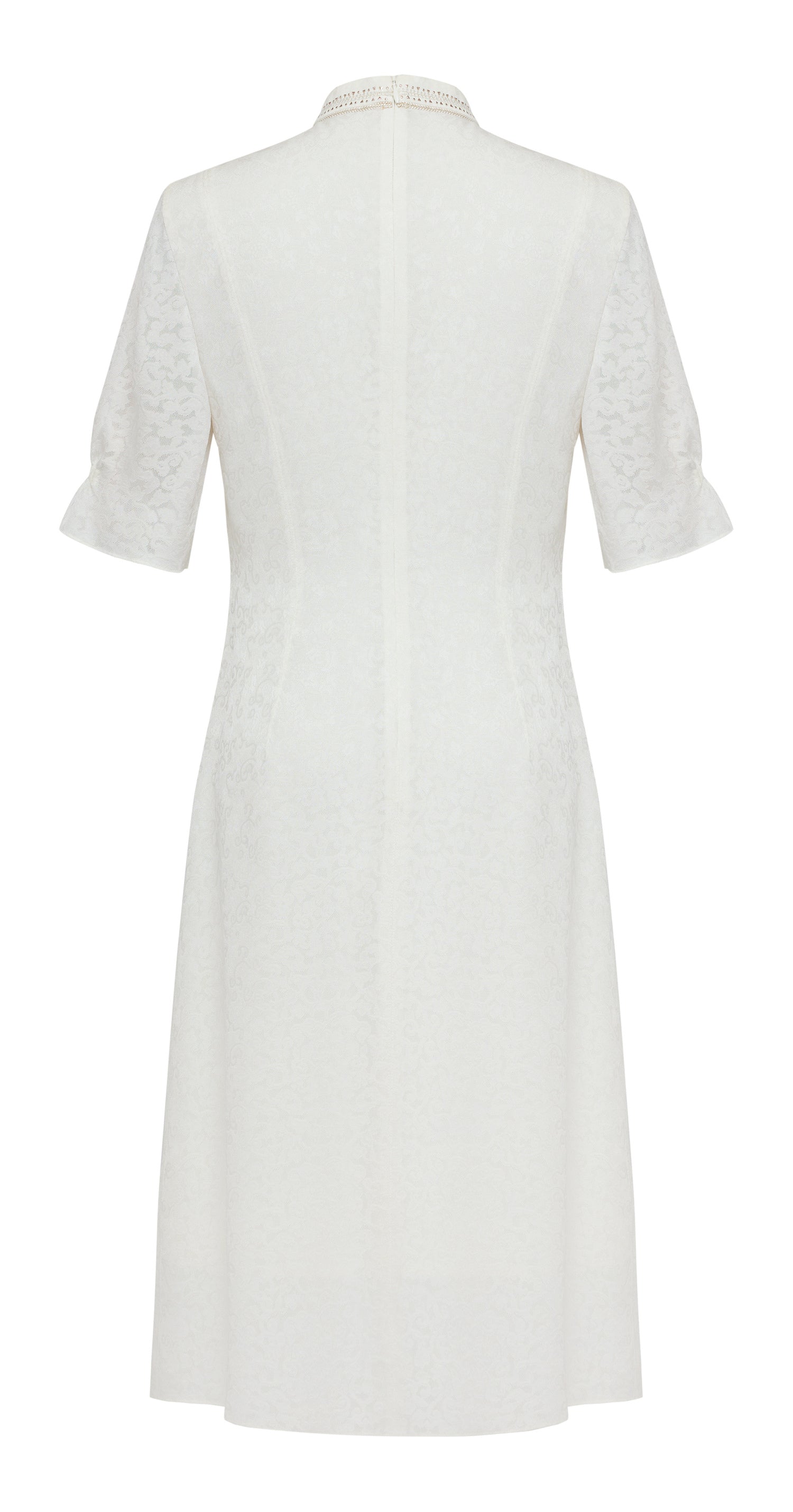 YAYING Silk Flower Brocade Dress