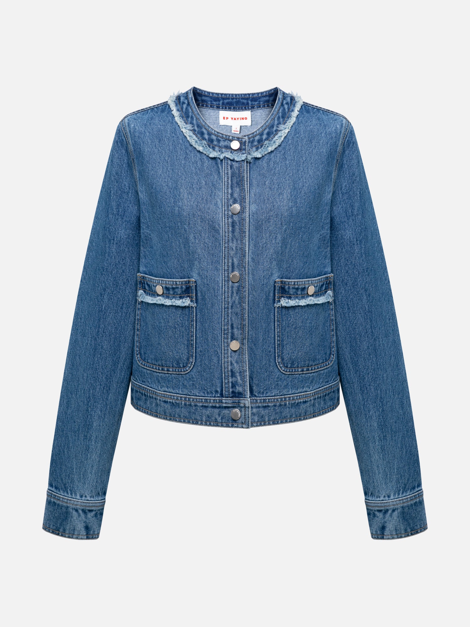 EP YAYING Chanel-style Denim Jacket