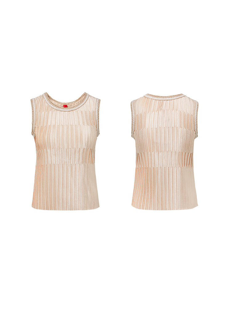 YAYING textured vest