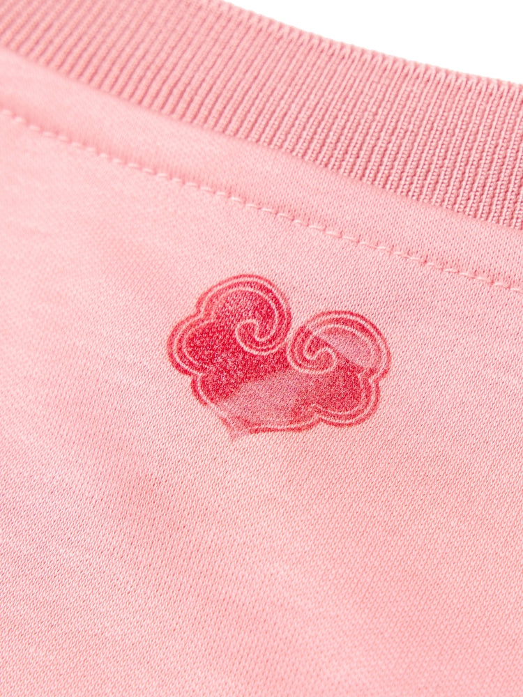 YAYING Heart Print T-Shirt