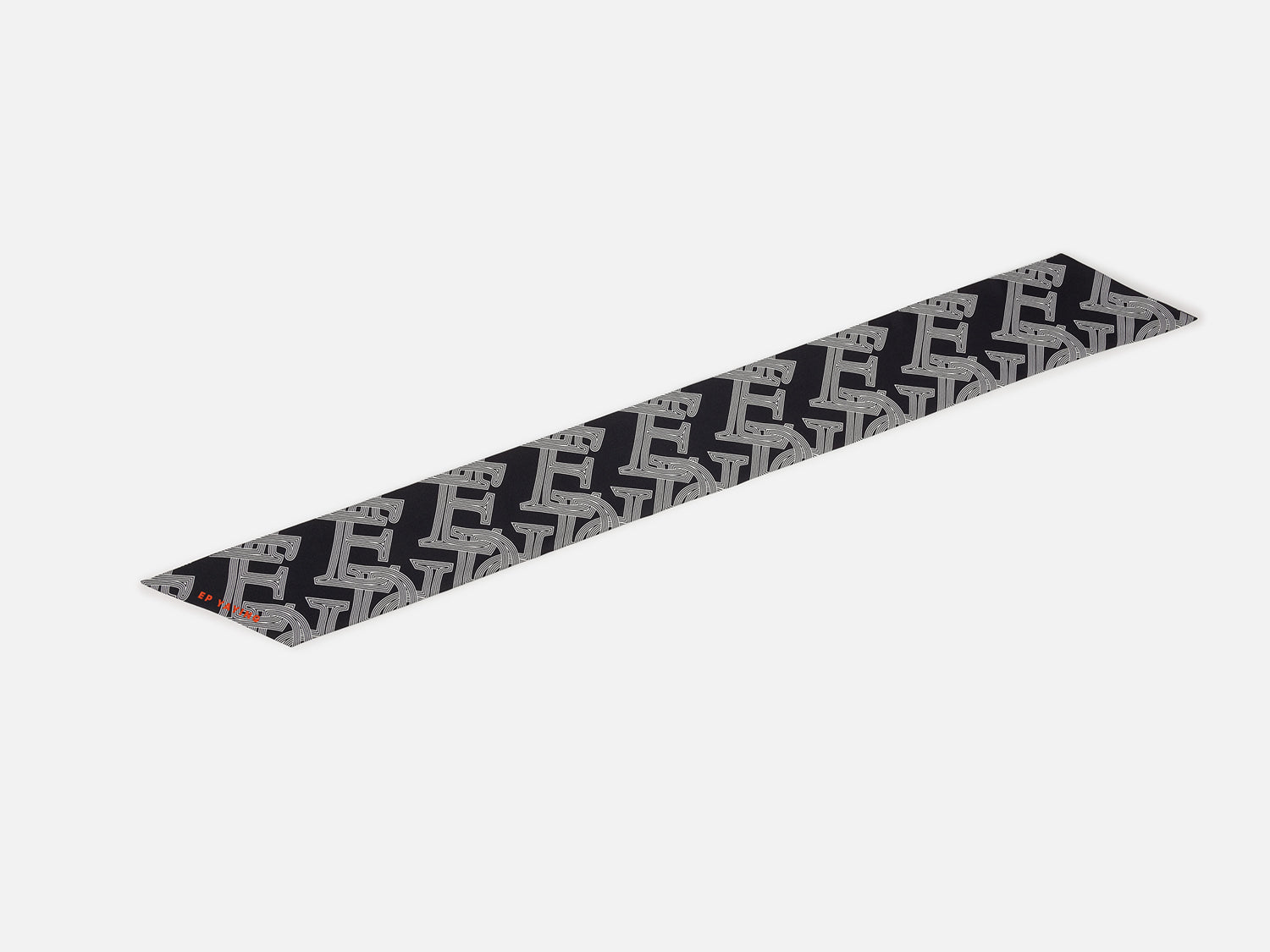EP YAYING Letters Printed Silk Scarf