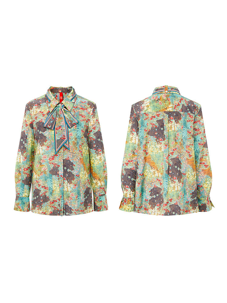 YAYING oil-painted blouse
