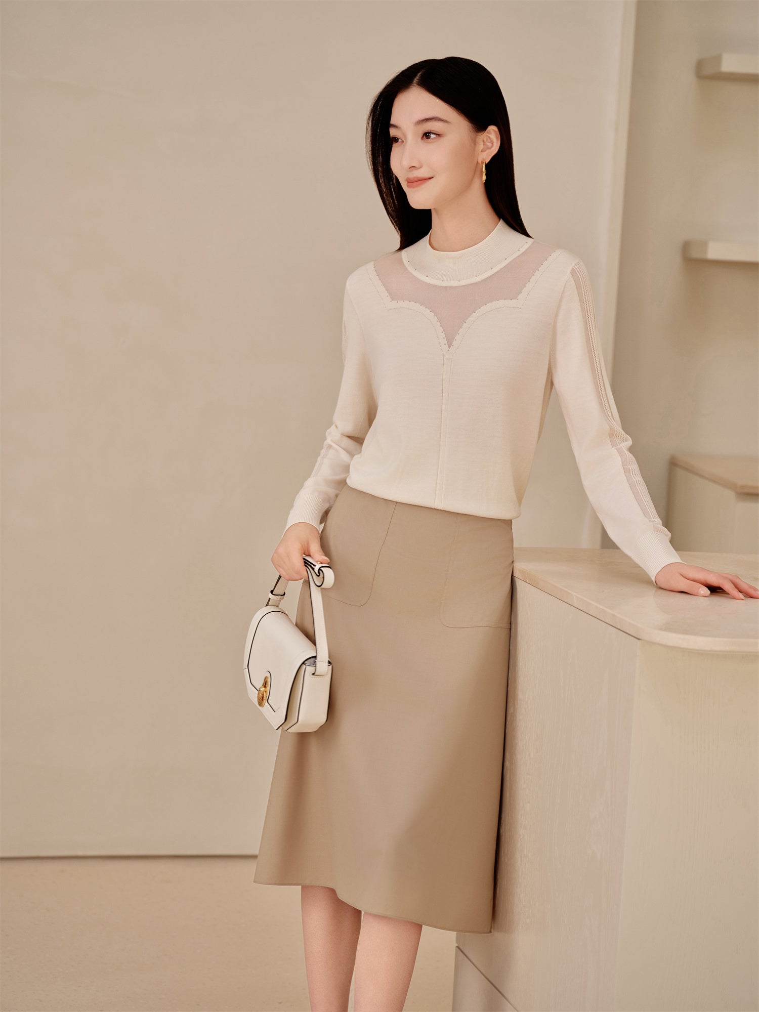 YAYING Wool Knit Sweater