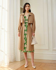 YAYING Silk Floral Dress EPJES4621BG