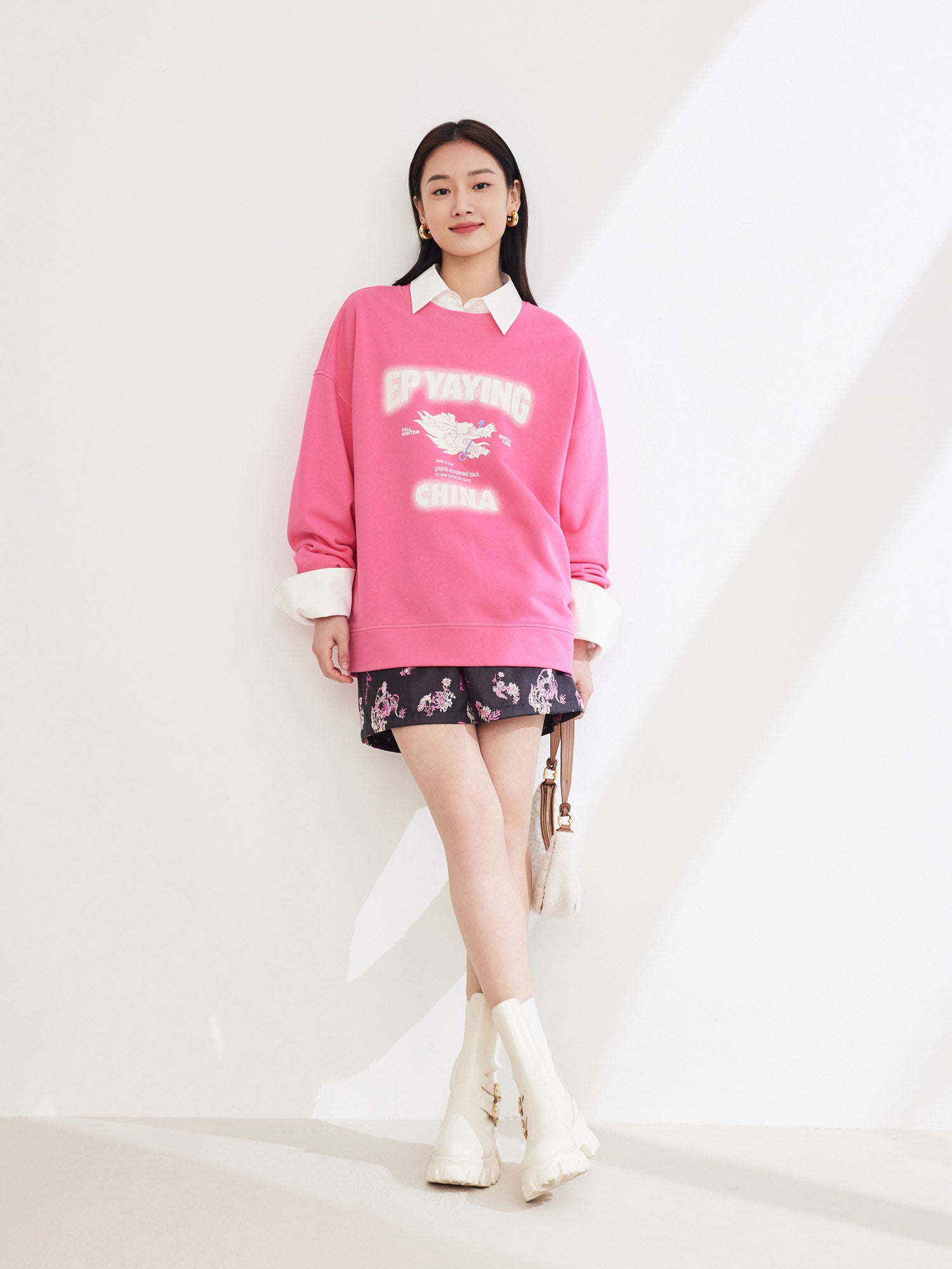 EP YAYING Straight Shorts
