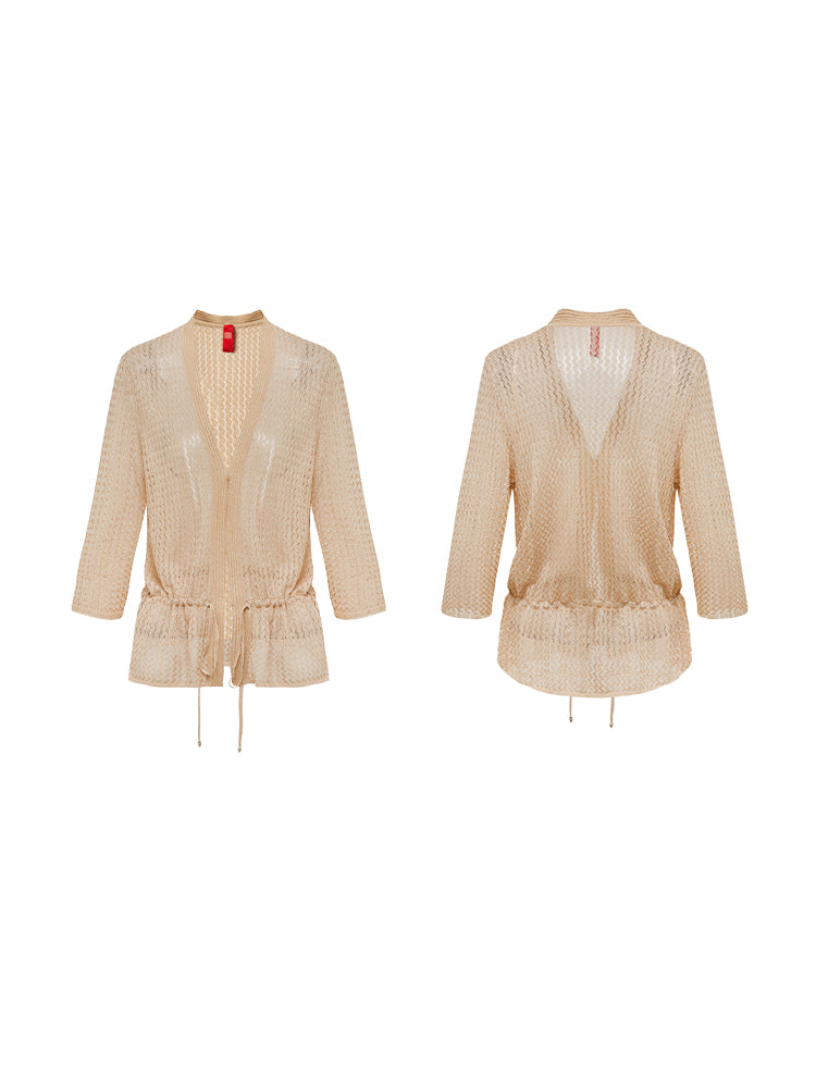 YAYING Mulberry Silk Knit Cardigan