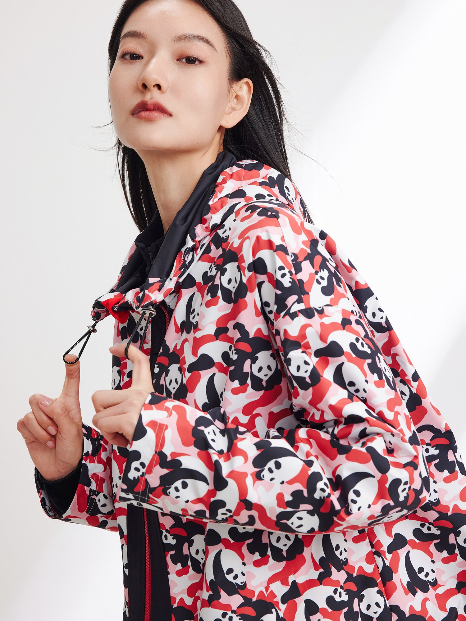 EP YAYING Color Block Padded Jacket