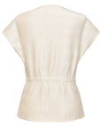 YAYING V-Neck Waist-Defining Shirt
