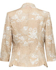 YAYING Silk Straight-Shoulder Blazer EPKES1107AE