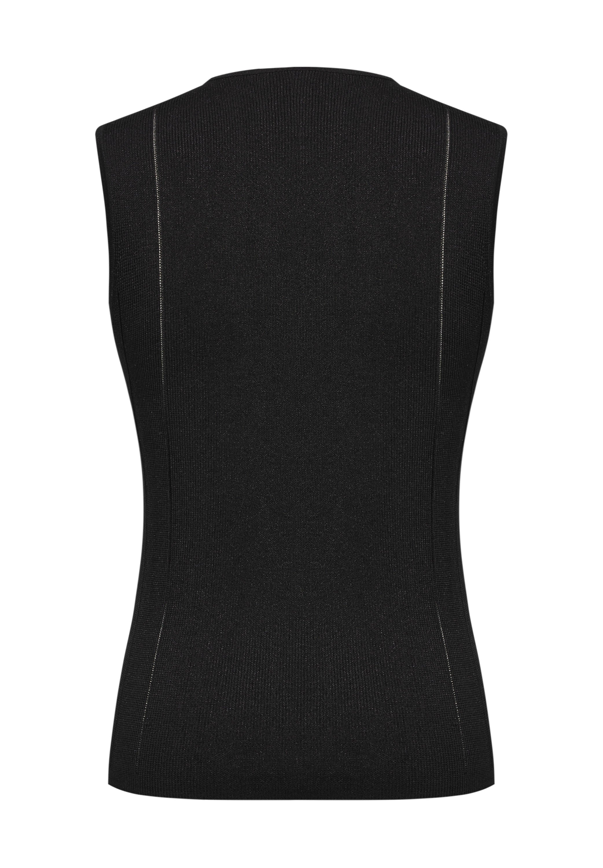 YAYING Black Sleeveless Knit Top