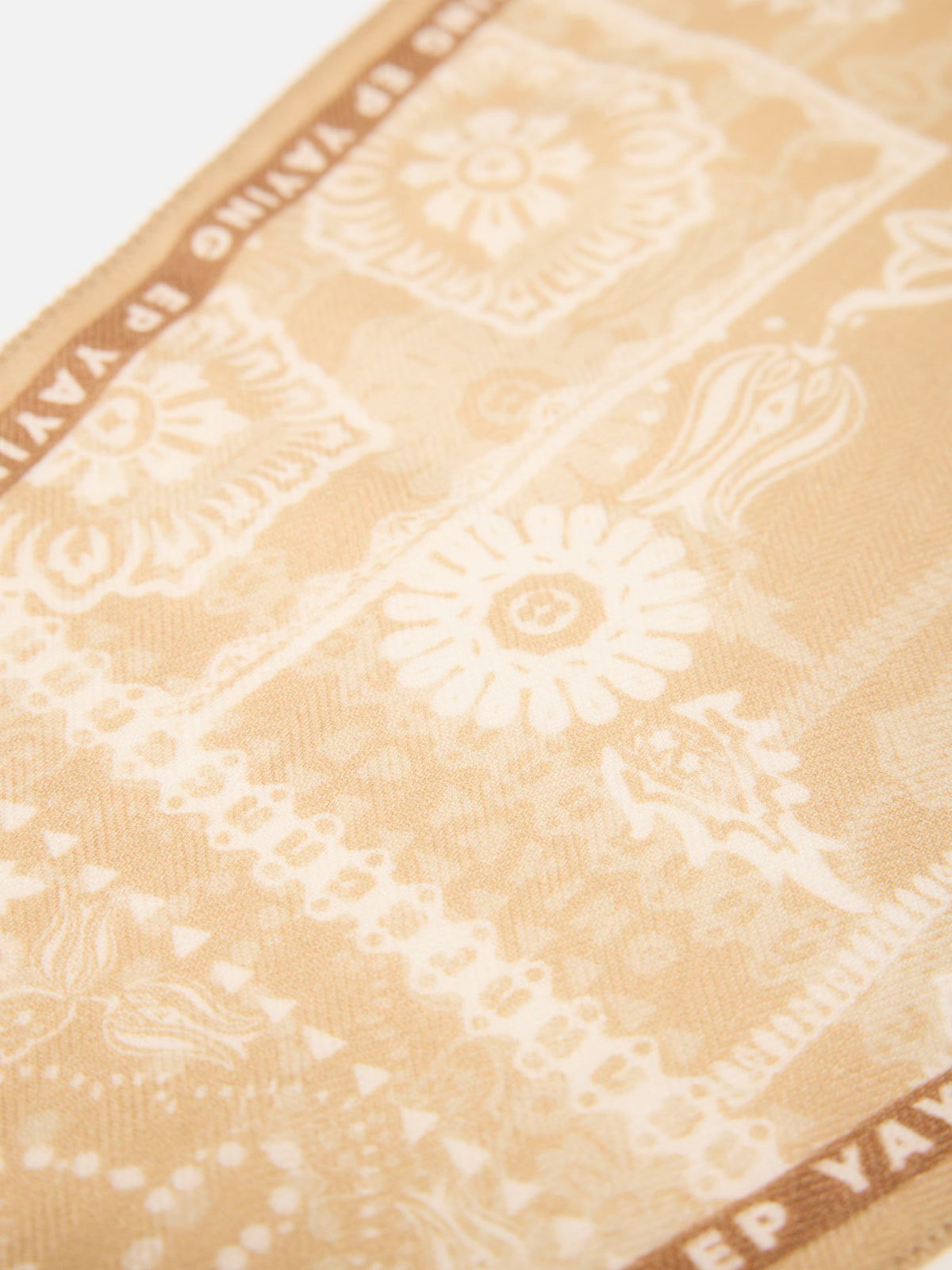 EP YAYING Silk-Wool-Cashmere Reversible Triangle Scarf