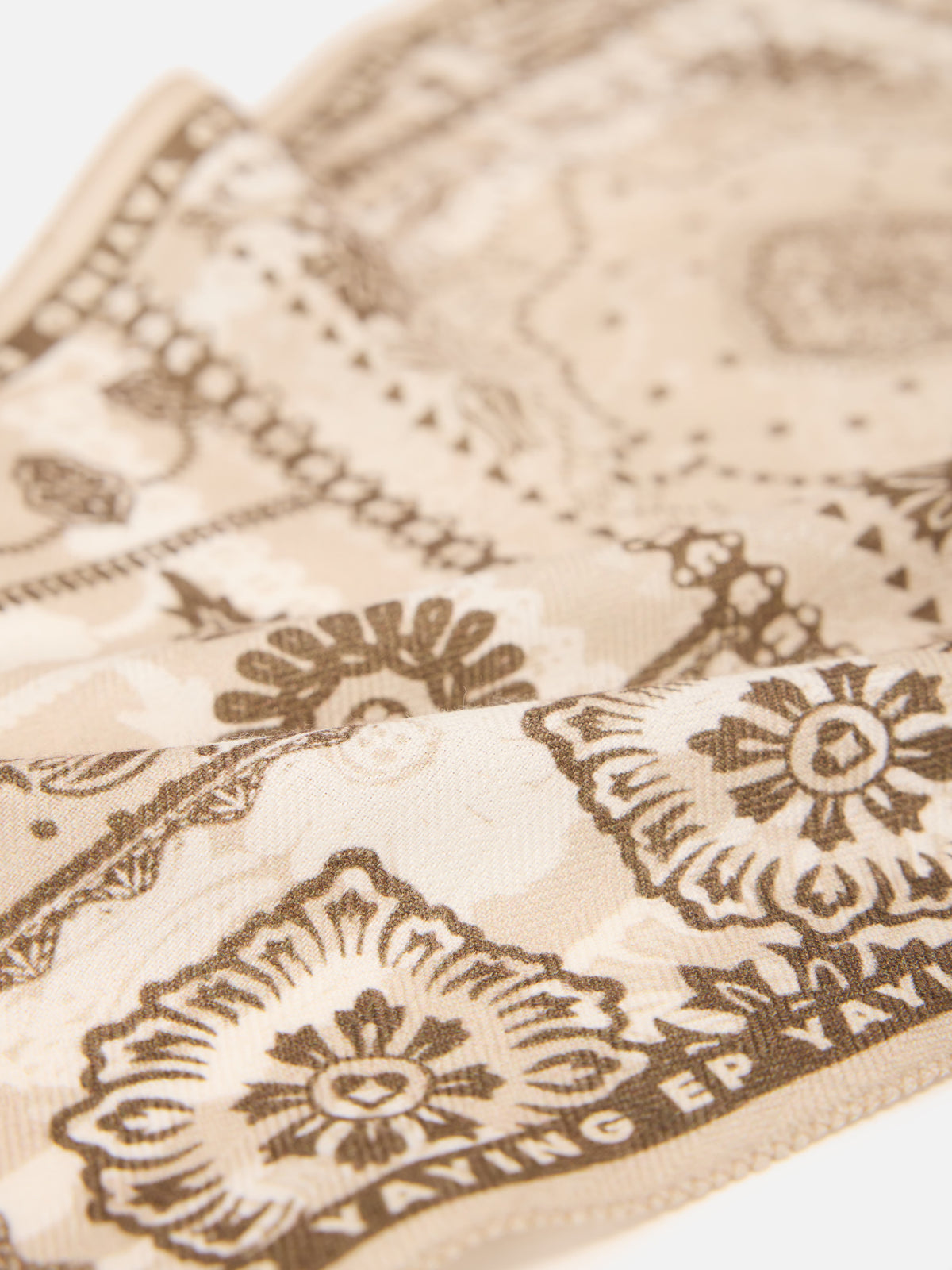 EP YAYING Silk-Wool-Cashmere Reversible Triangle Scarf