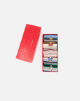 EP YAYING Days of the Week Puppy Embroidered Striped Mid-Calf Candy Socks