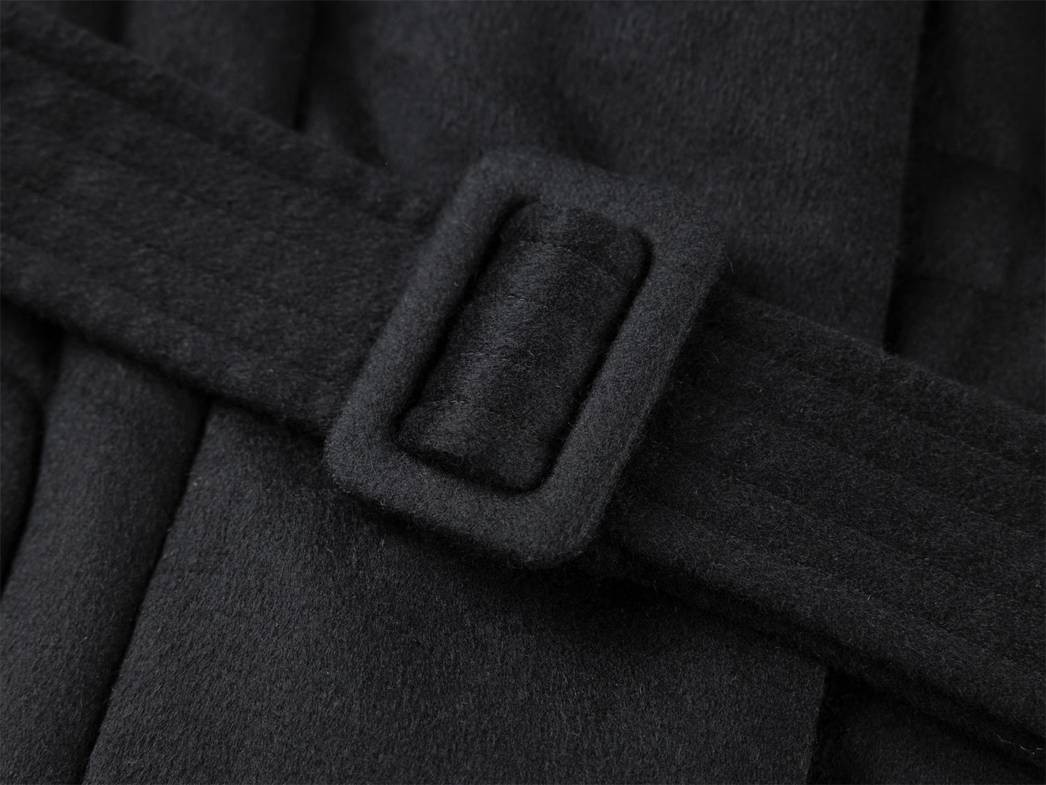 YAYING Cashmere Waist-Cinched Down Coat EPKIGY202AH