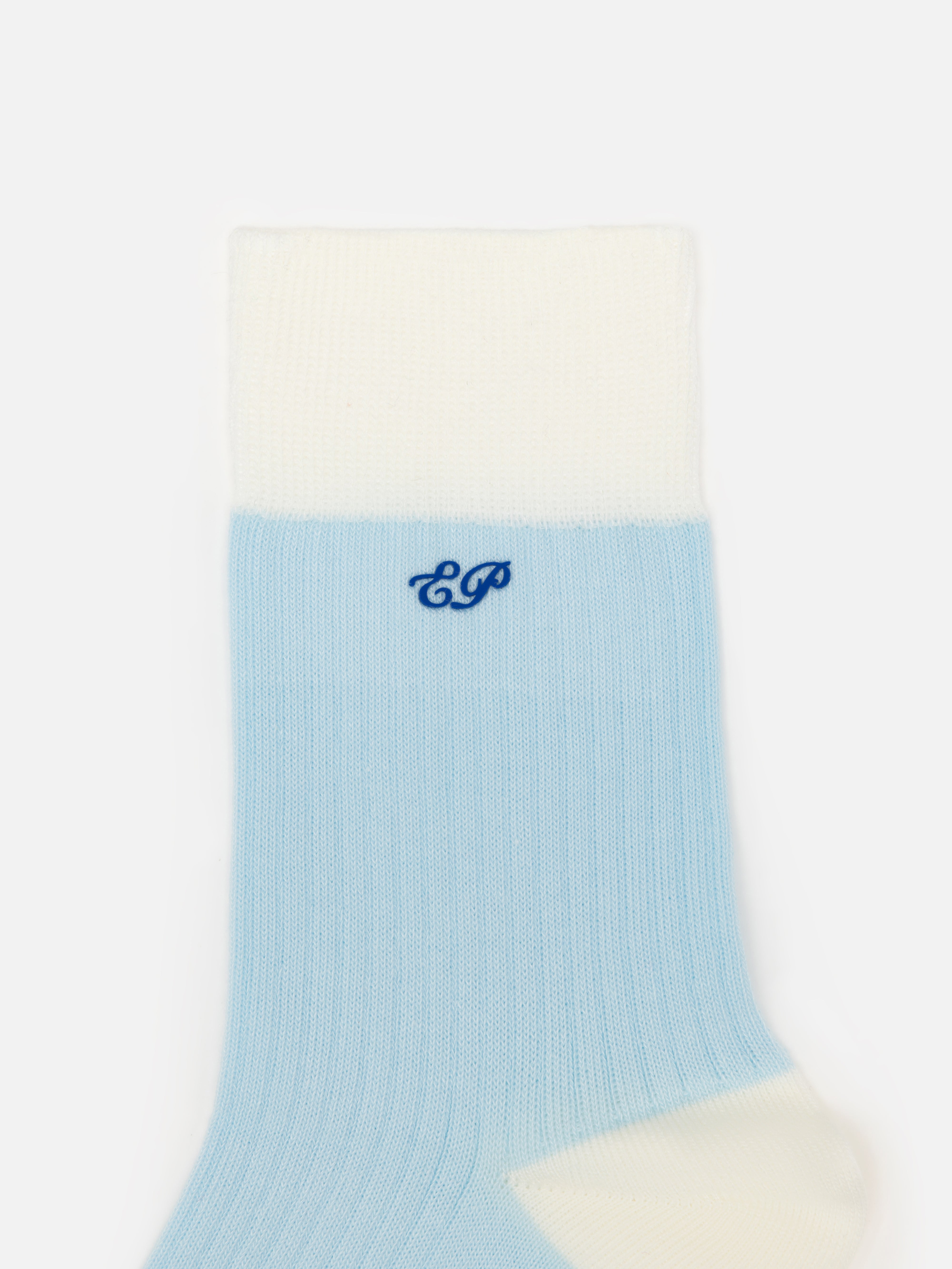 EP YAYING Lightweight Solid Color Striped Mid-Calf Casual Socks