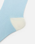 EP YAYING Lightweight Solid Color Striped Mid-Calf Casual Socks