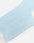 EP YAYING Lightweight Solid Color Striped Mid-Calf Casual Socks