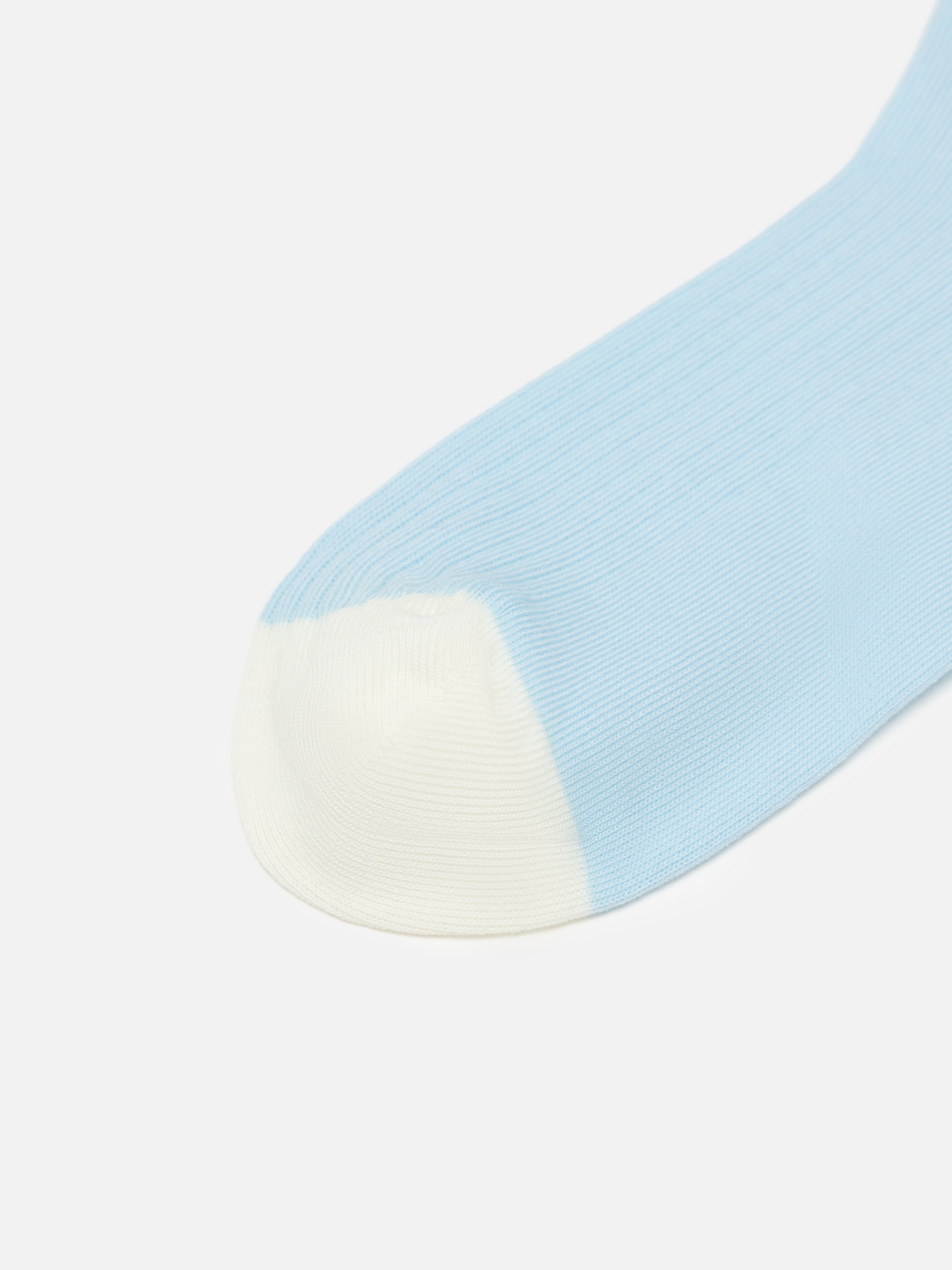 EP YAYING Lightweight Solid Color Striped Mid-Calf Casual Socks