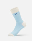 EP YAYING Lightweight Solid Color Striped Mid-Calf Casual Socks