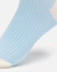 EP YAYING Lightweight Solid Color Striped Mid-Calf Casual Socks