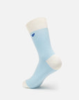 EP YAYING Lightweight Solid Color Striped Mid-Calf Casual Socks