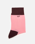 EP YAYING Lightweight Solid Color Striped Mid-Calf Casual Socks