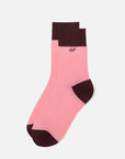 EP YAYING Lightweight Solid Color Striped Mid-Calf Casual Socks