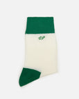 EP YAYING Lightweight Solid Color Striped Mid-Calf Casual Socks