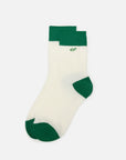 EP YAYING Lightweight Solid Color Striped Mid-Calf Casual Socks