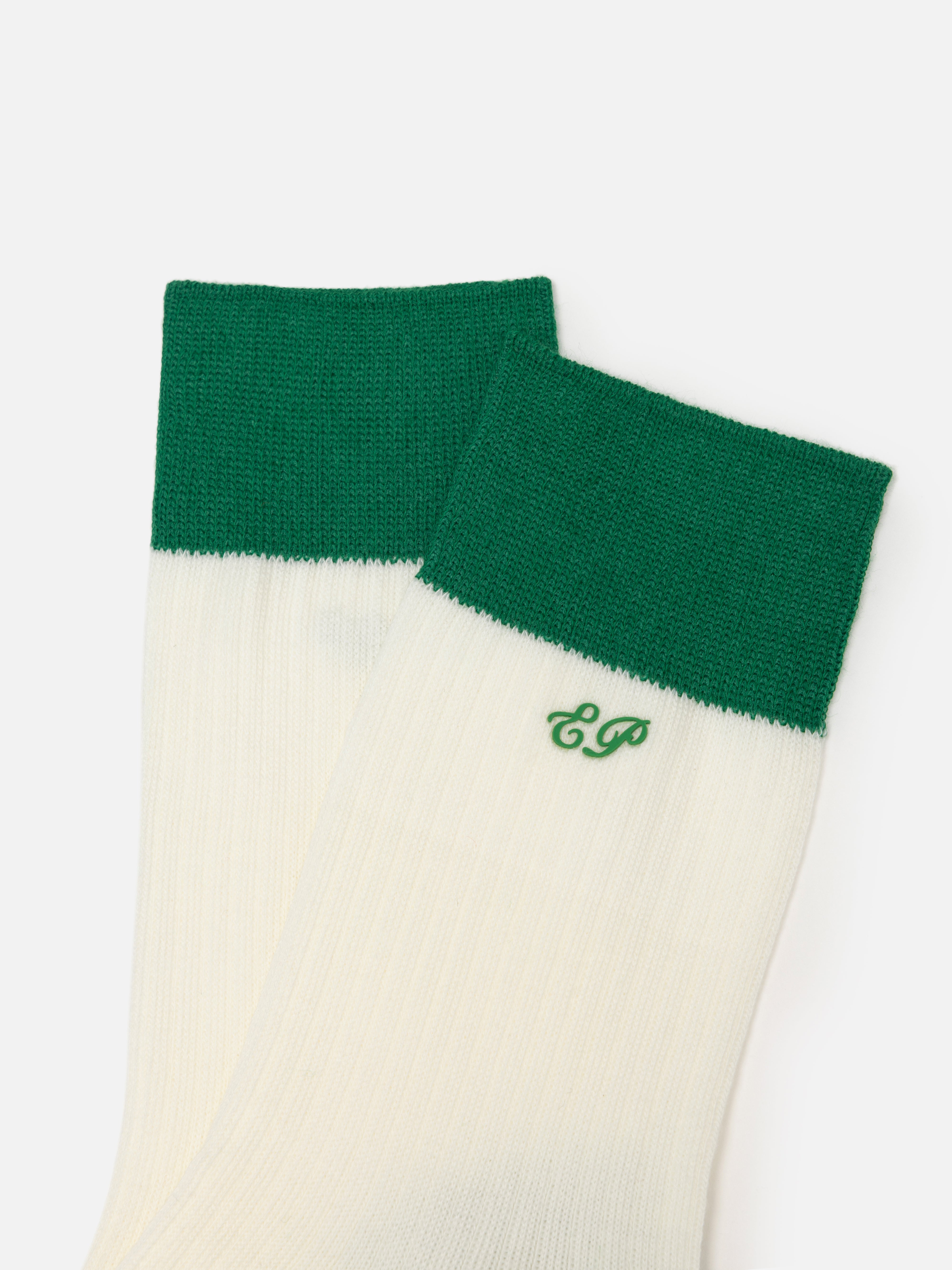 EP YAYING Lightweight Solid Color Striped Mid-Calf Casual Socks