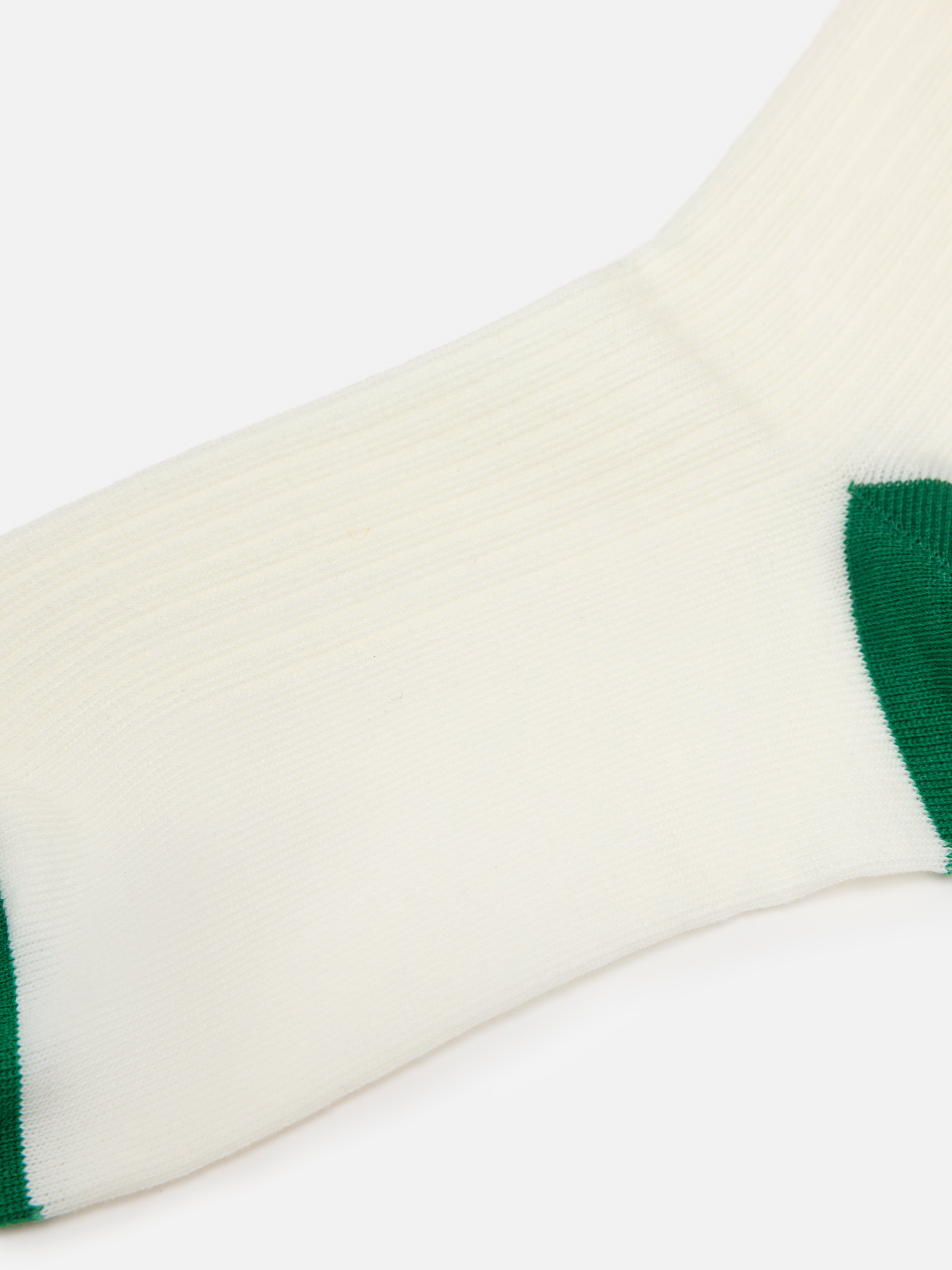 EP YAYING Lightweight Solid Color Striped Mid-Calf Casual Socks
