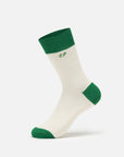EP YAYING Lightweight Solid Color Striped Mid-Calf Casual Socks