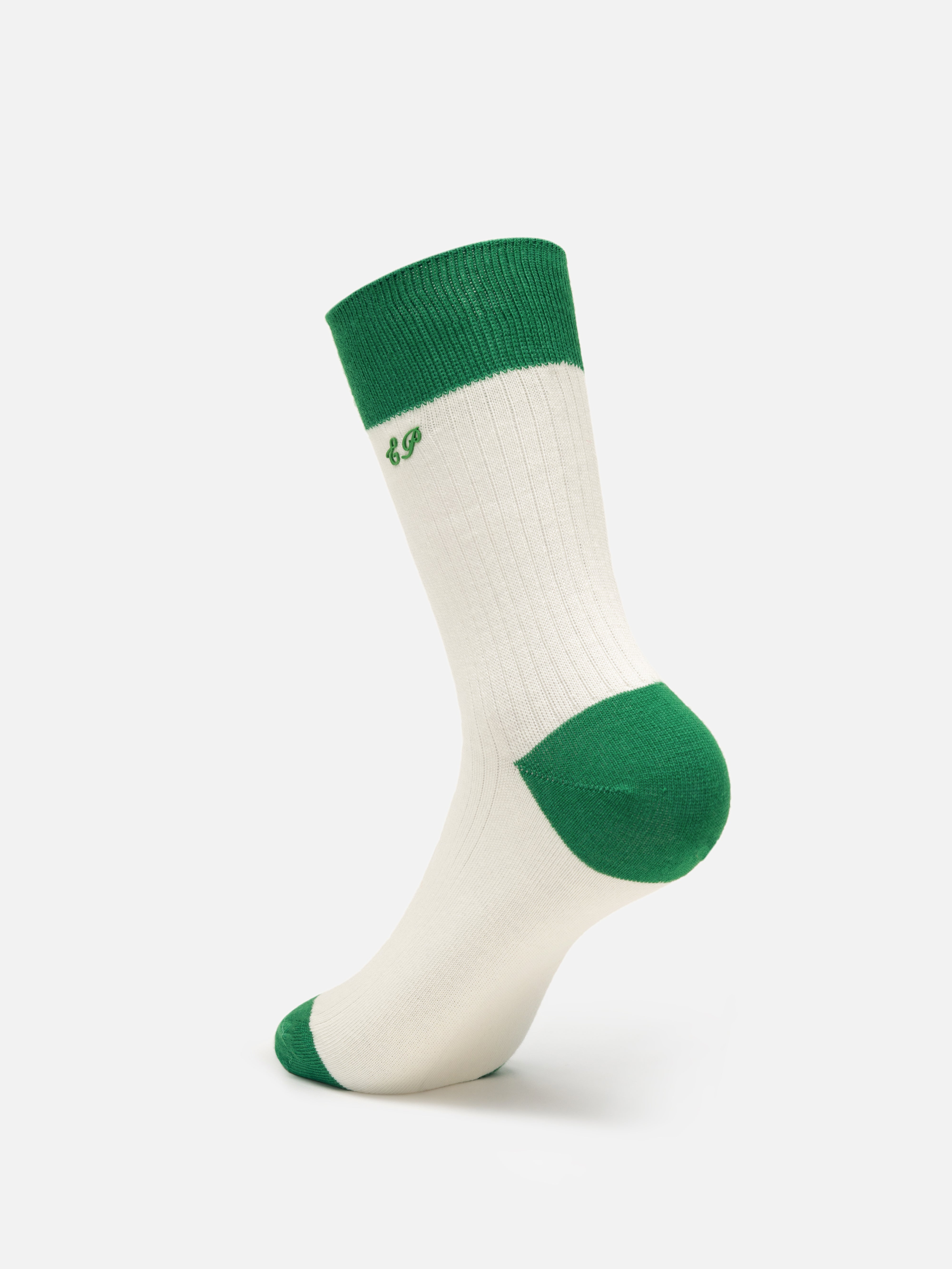 EP YAYING Lightweight Solid Color Striped Mid-Calf Casual Socks